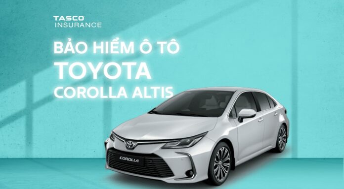 Bảo hiểm xe ô tô Toyota Corolla Altis