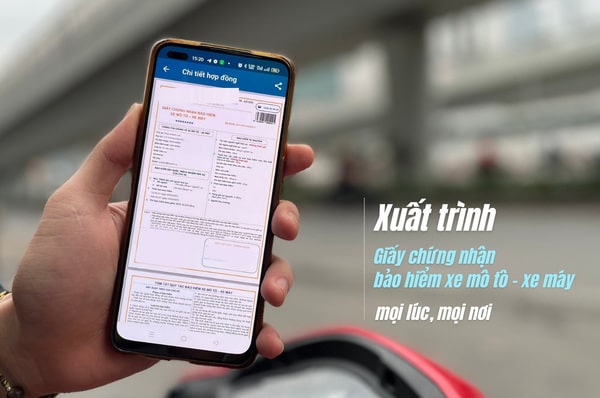 Chứng nhận bảo hiểm xe máy online có giá trị không? Câu trả lời là “Có”